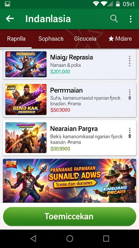 Tampilan antarmuka yang menarik dan mudah dinavigasi.