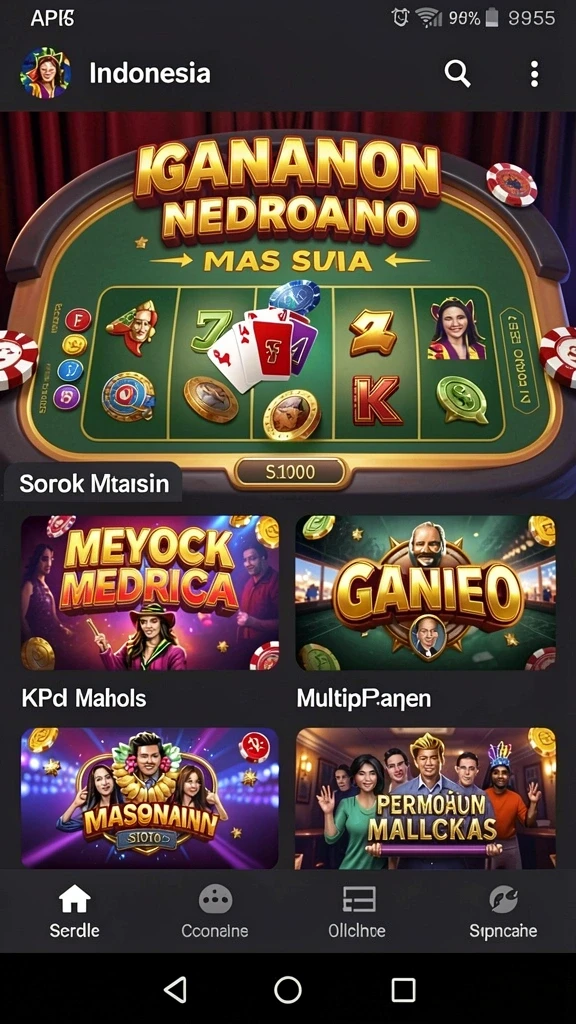 Beragam pilihan permainan yang memacu adrenalin.