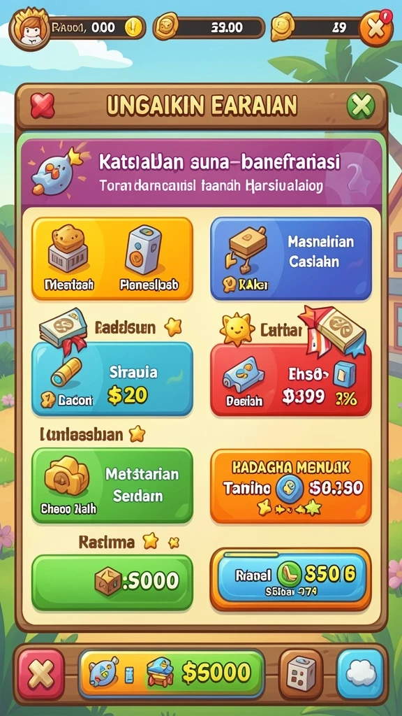 Sistem hadiah yang menggiurkan dan menarik.