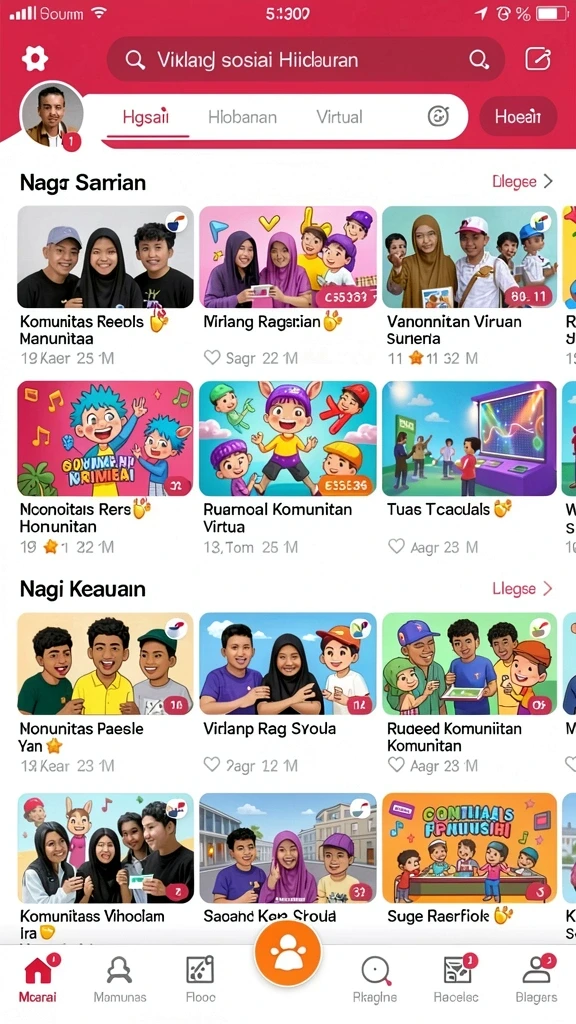Tampilan antarmuka yang user-friendly dan intuitif.