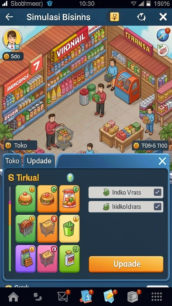 Tampilan antarmuka yang ramah pengguna.