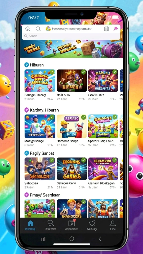Berbagai pilihan permainan kartu dan slot yang seru.