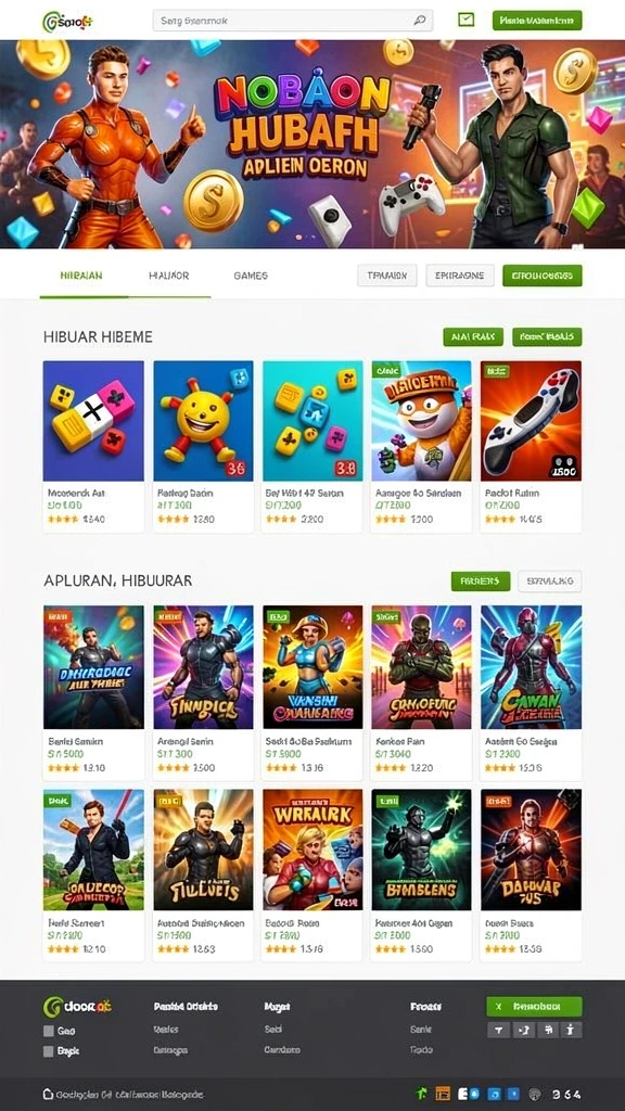 Tampilan antarmuka yang intuitif dan menarik.