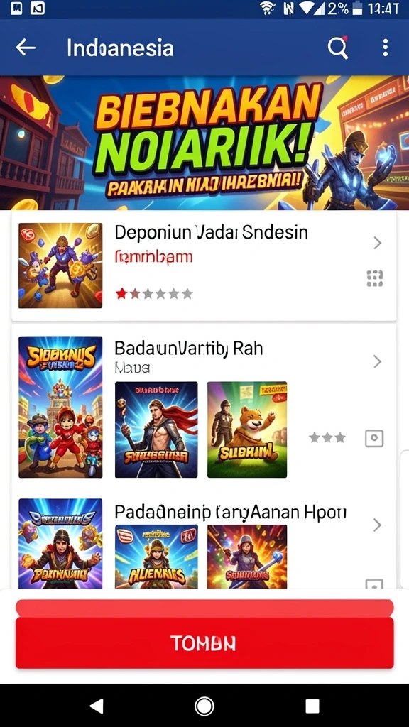 Karakter permainan yang beragam dan lucu.