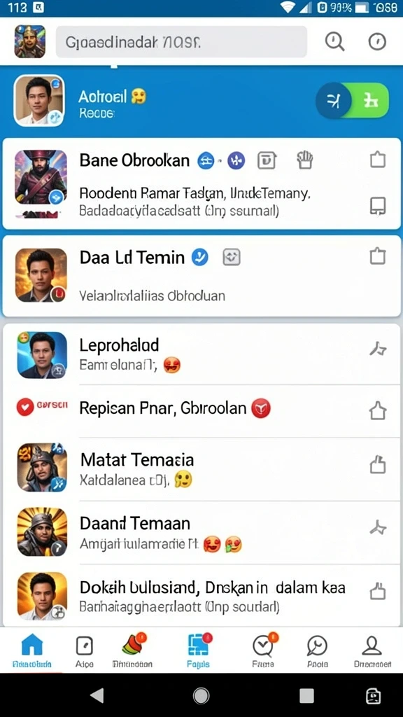 Antarmuka pengguna yang mudah dinavigasi dan menarik.
