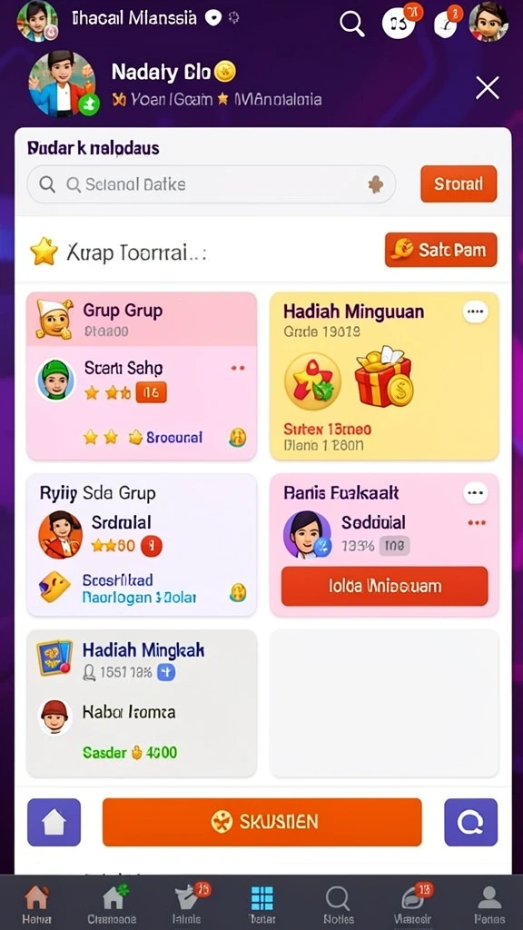 Tampilan antarmuka yang bersih dan mudah digunakan.