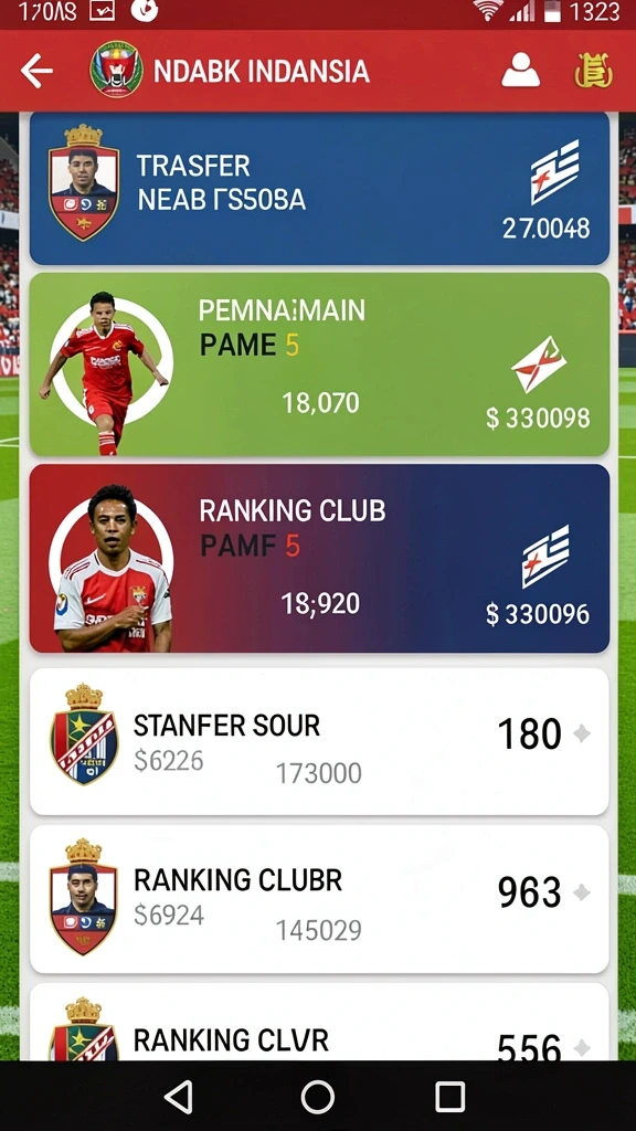 Tampilan awal aplikasi dengan grafis yang menarik.