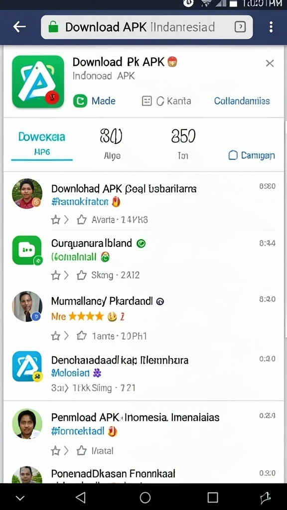 Tangkapan layar menampilkan antarmuka utama yang menarik.