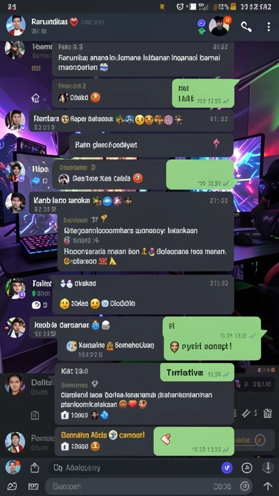Tampilan grafis FO8 yang memukau.