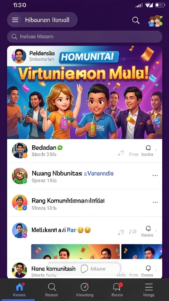 Tampilan antarmuka yang menarik dan intuitif.