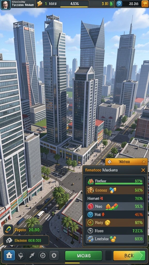 Screenshot menunjukkan tampilan menu utama yang menarik.