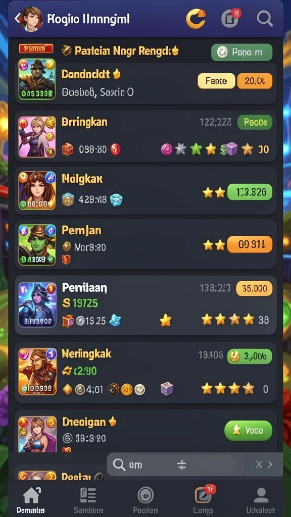 Mode permainan yang beragam dan menantang.