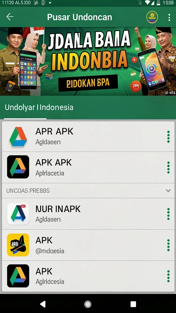Tampilan awal permainan yang menarik.
