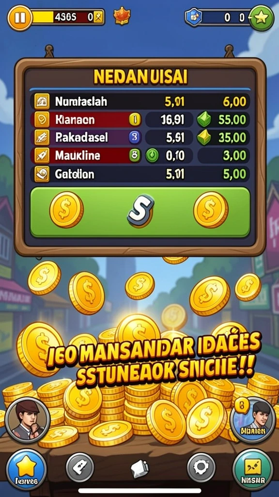 Level pertama dengan tantangan seru dan mengasyikkan.