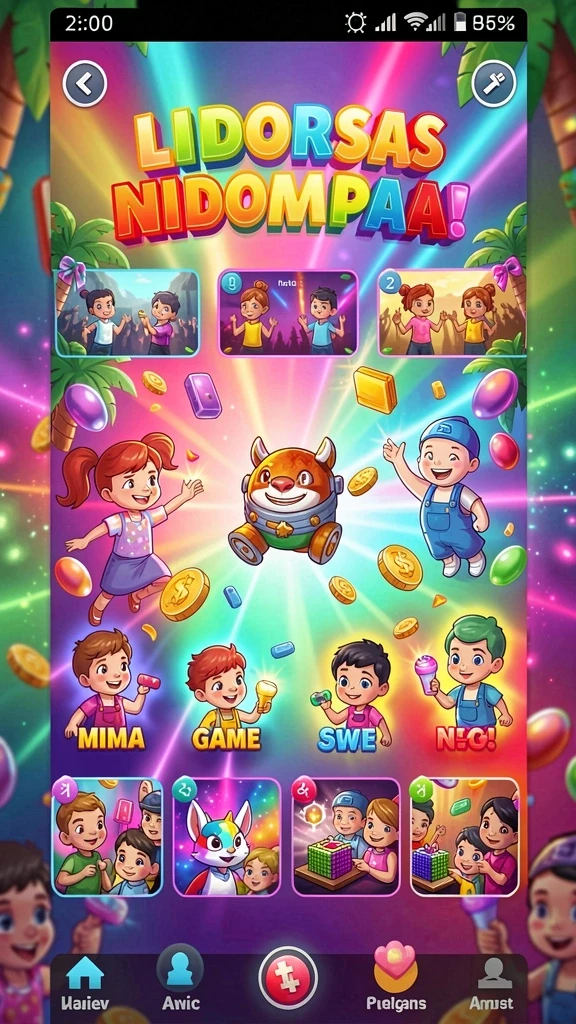 Ragam tema permainan yang tidak membosankan.