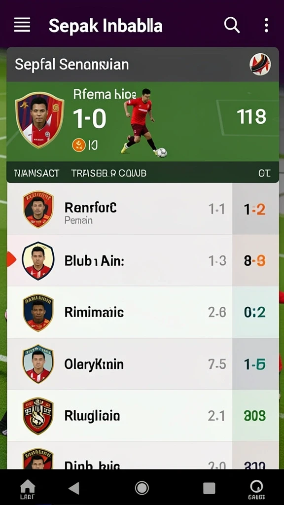Tampilan awal permainan dengan karakter unik.