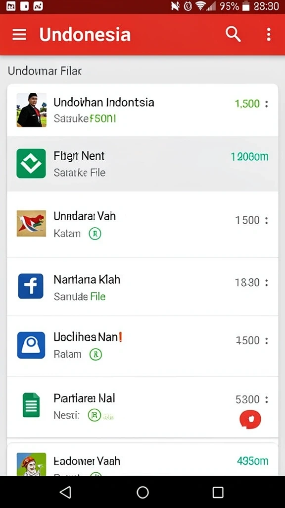 Tampilan utama yang menarik dan user-friendly.