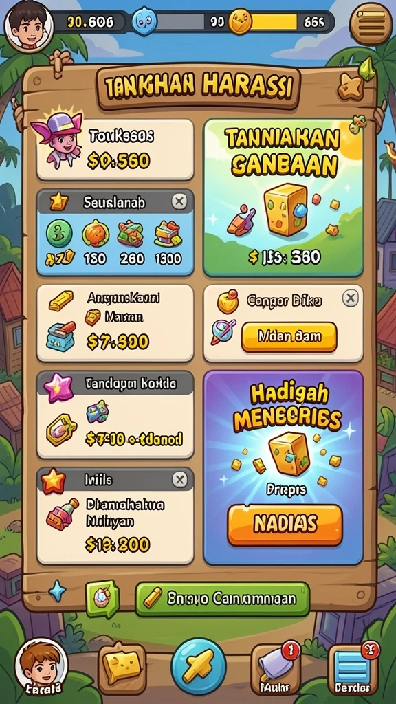 Antarmuka pengguna yang intuitif.