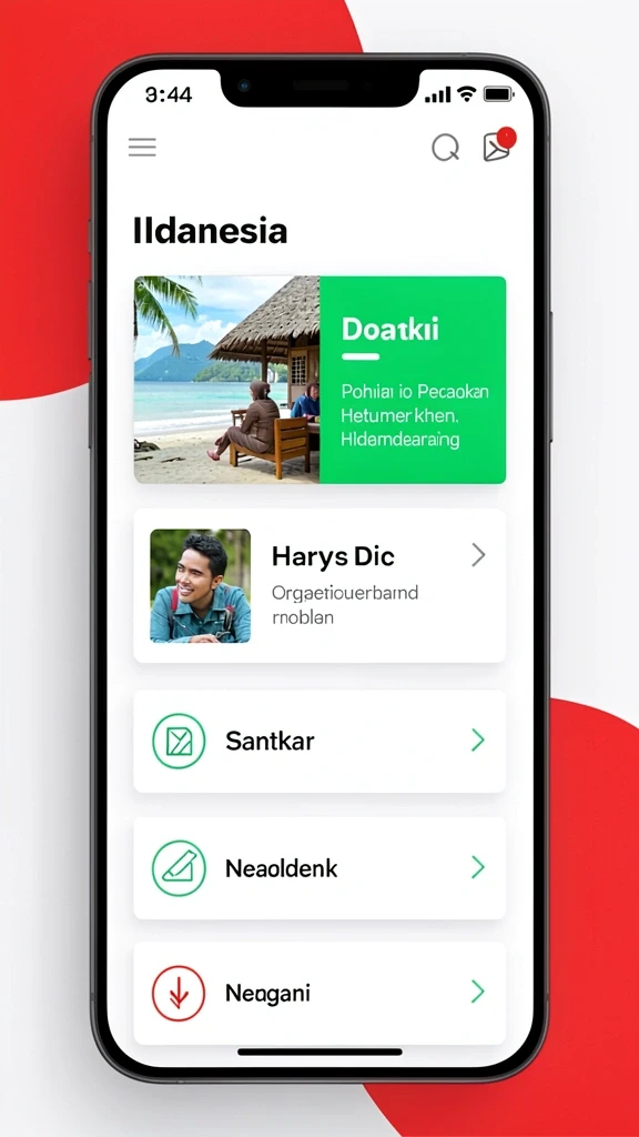 Tampilan antarmuka yang modern dan menarik.