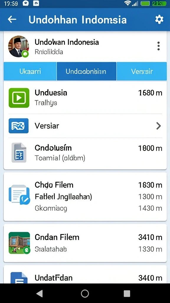 Tampilan karakter yang detail dan menarik.