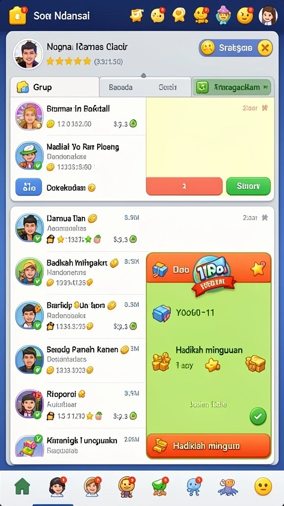 Mode multiplayer yang mengasyikkan dan interaktif.