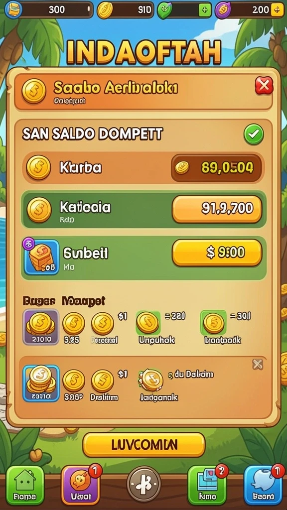 Tampilan antarmuka yang menarik dan intuitif.