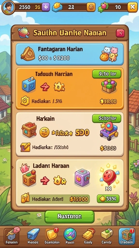 Mode permainan kompetitif yang menegangkan.