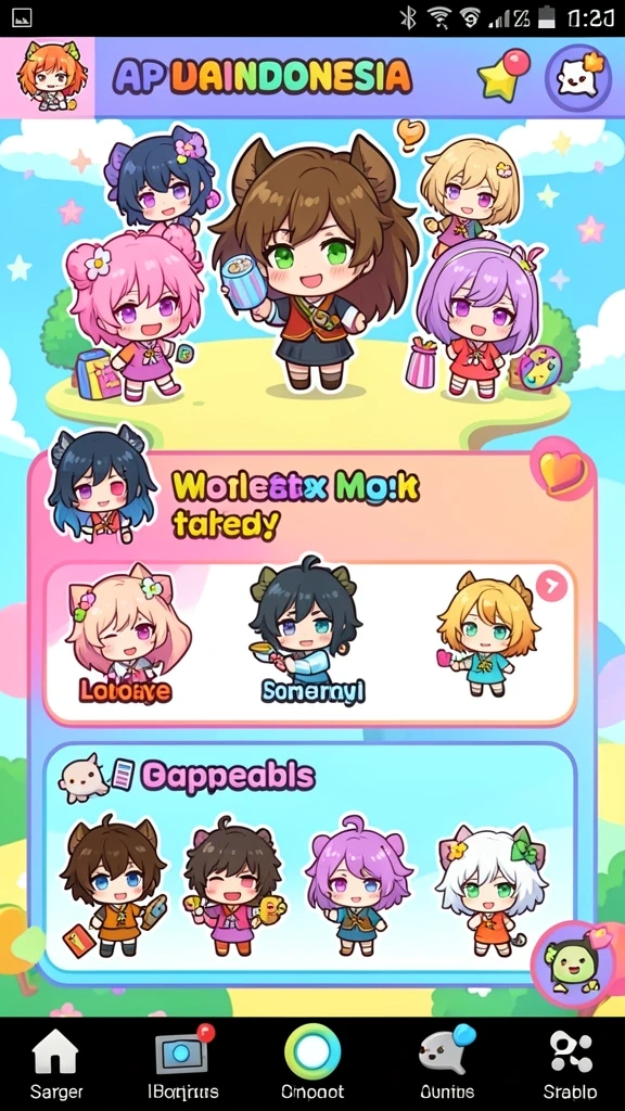 Screenshot memperlihatkan salah satu level menantang dalam game.
