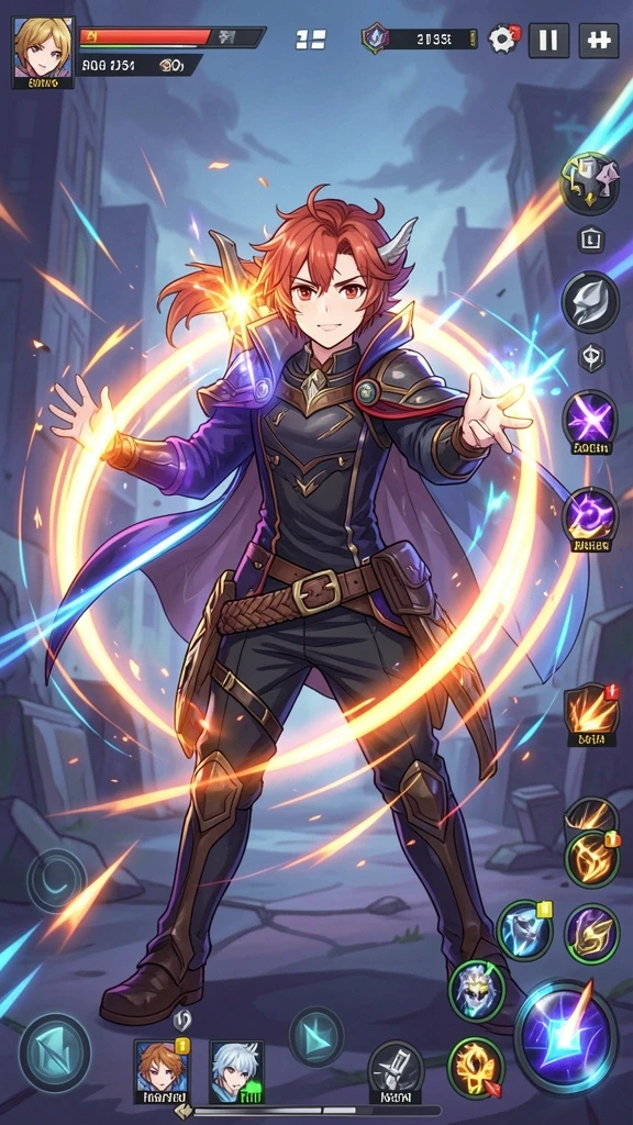 Screenshot menunjukkan antarmuka multiplayer yang menarik.