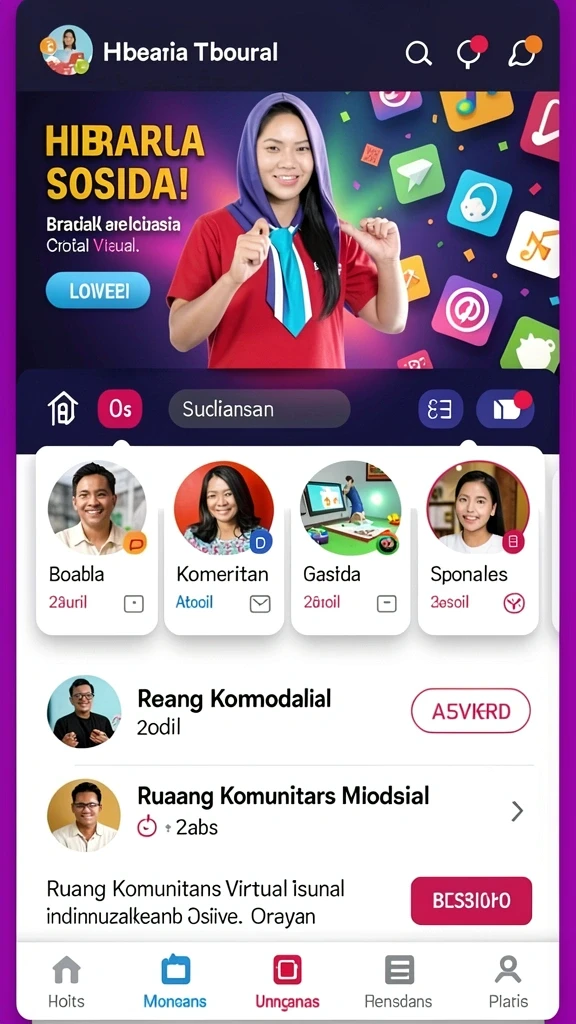 Leaderboard untuk kompetisi antar pemain.