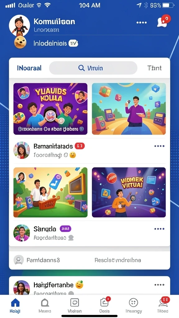 Visual grafis yang menawan dengan animasi halus.