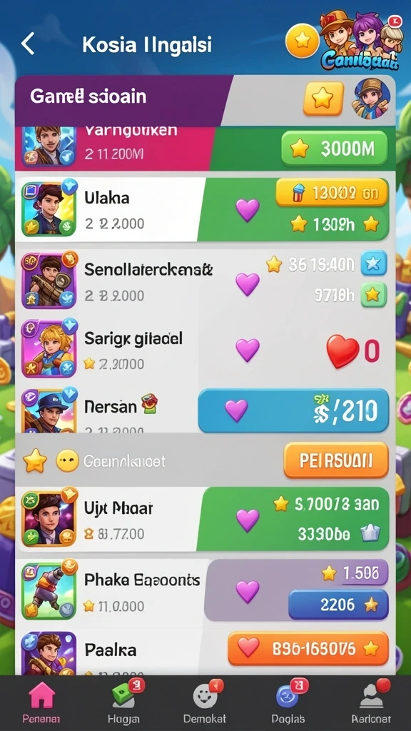 Tampilan awal yang menarik dan mudah dinavigasi.