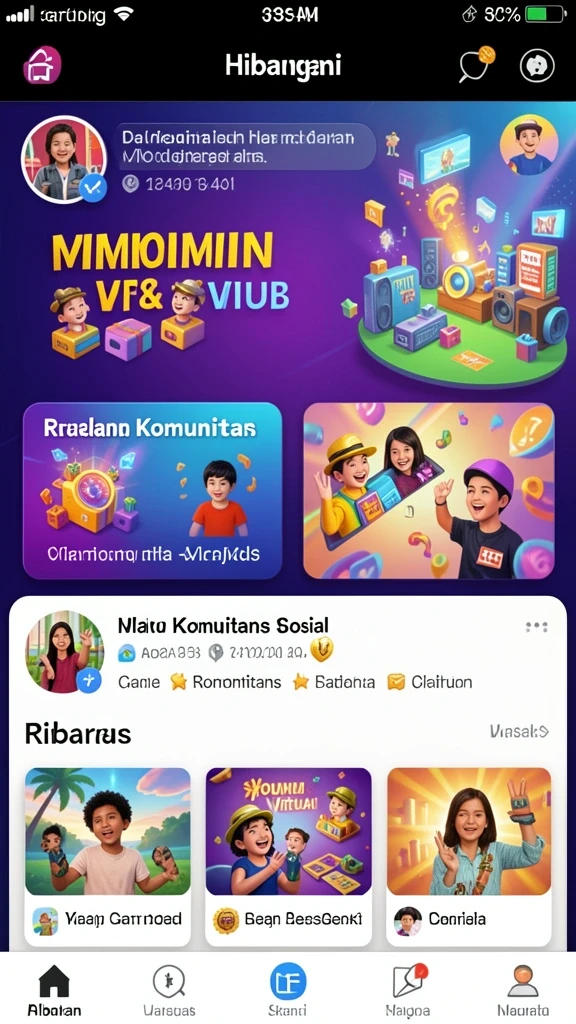 Tampilan antarmuka yang menarik dan intuitif.