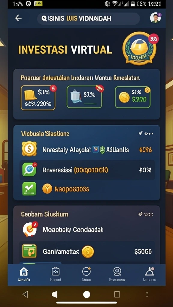 Screenshot menunjukkan aksi seru dalam permainan.