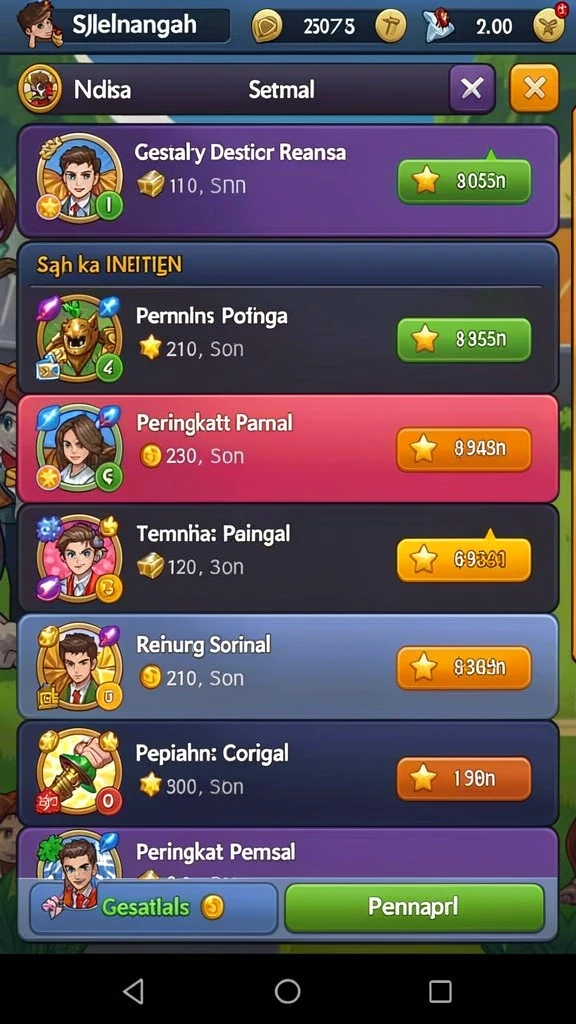 Tampilan antarmuka yang menarik dan mudah digunakan.