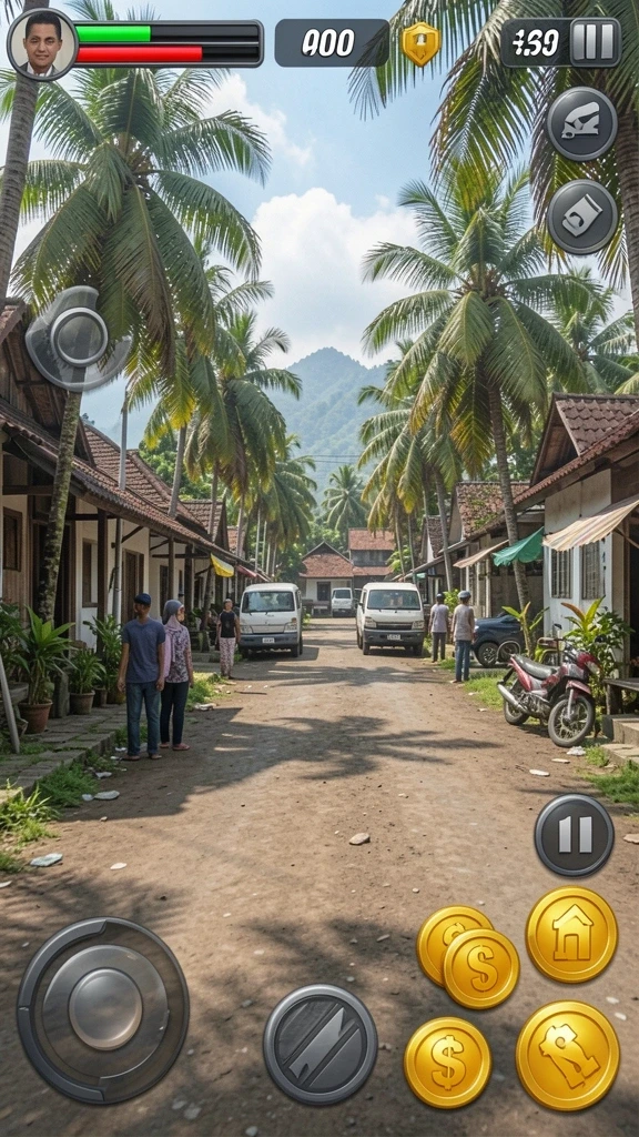 Screenshot menunjukkan misi harian yang menarik di UNTUNGGO.