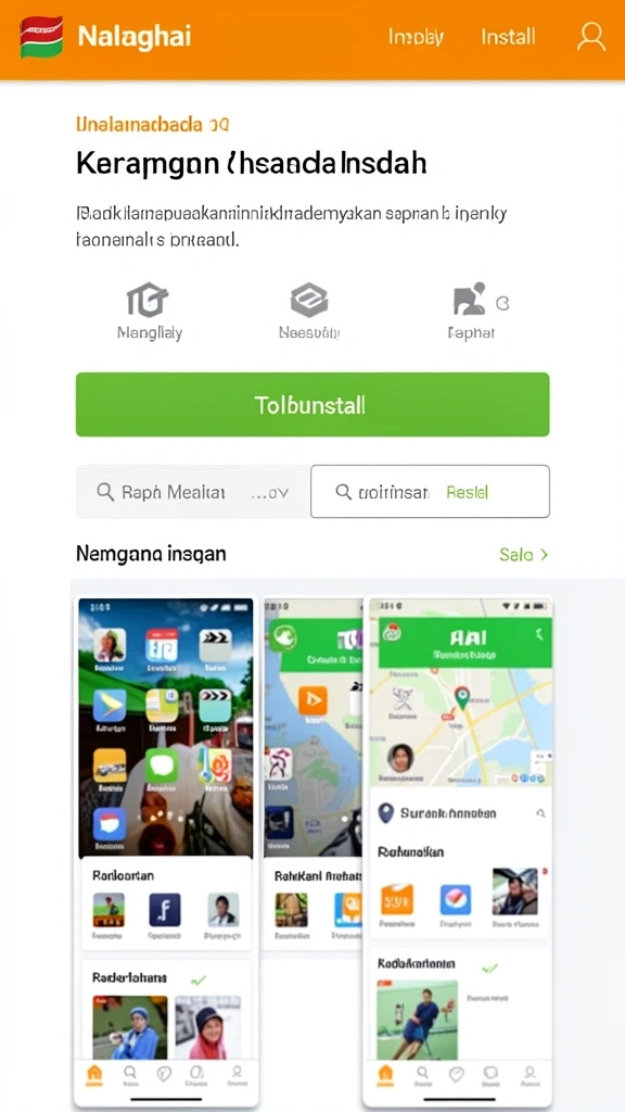 Tampilan karakter yang unik dan menarik.