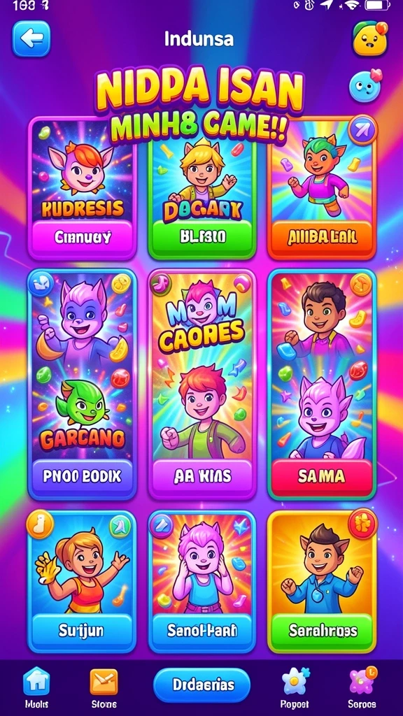 Gambaran aksi seru dalam permainan yang menggugah semangat.