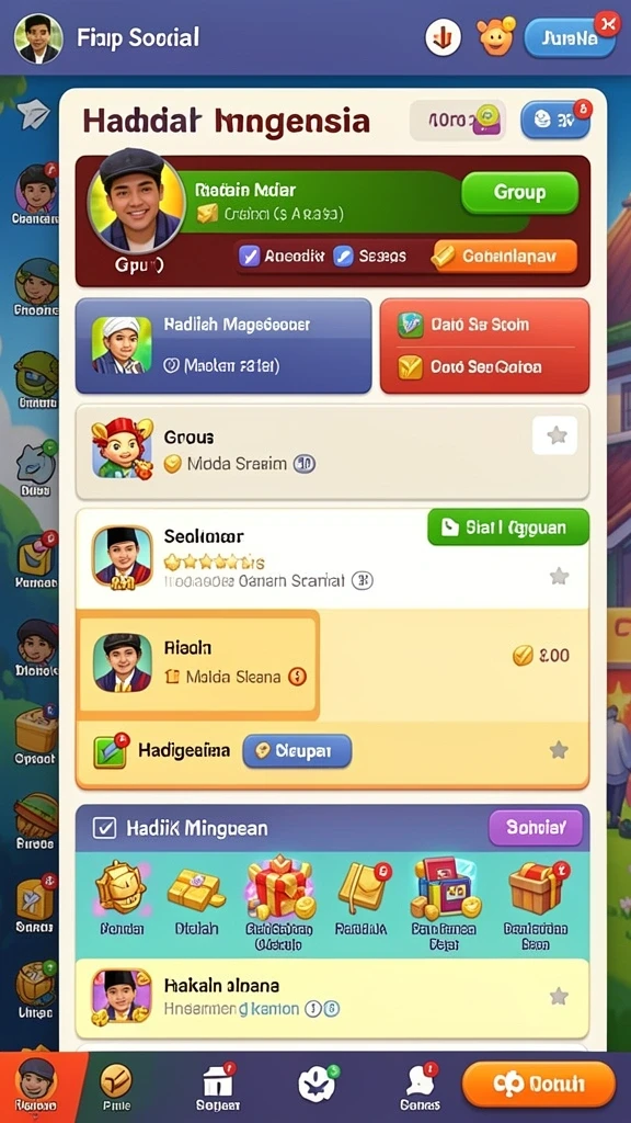 Tampilan antarmuka yang menarik dan mudah dipahami.
