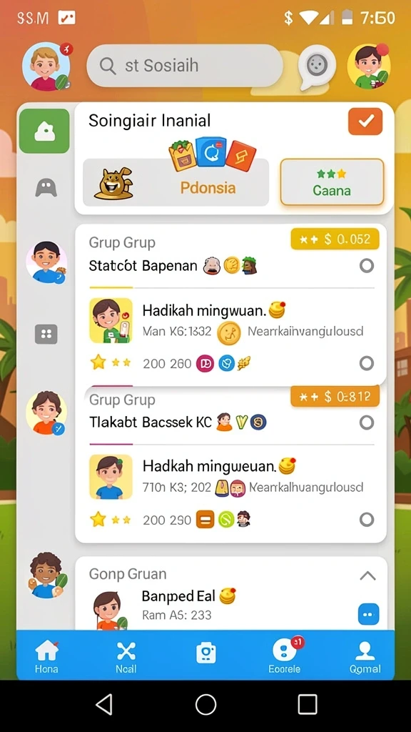 Tampilan mesin slot klasik dengan sentuhan modern.