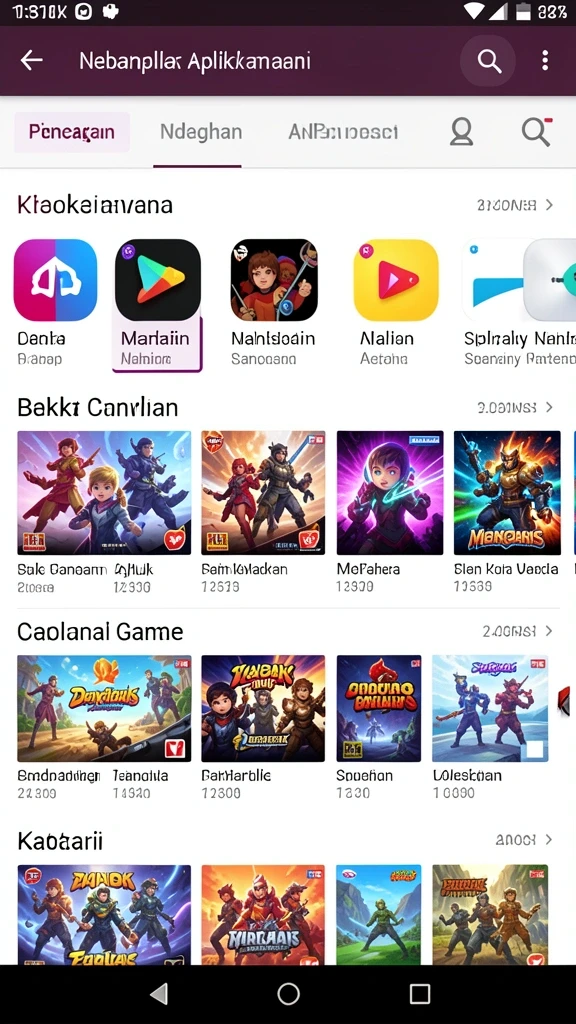 Tampilan antarmuka yang menarik dan intuitif.